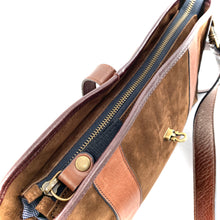 Charger l'image dans la galerie, Sac MARIANA en Cuir et Daim Brown