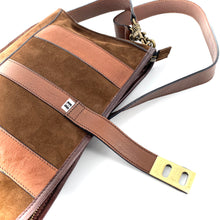 Charger l'image dans la galerie, Sac MARIANA en Cuir et Daim Brown