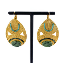 Load image into Gallery viewer, Boucles d'Oreilles MEI MM en Rubis Zoisite