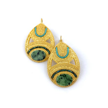 Load image into Gallery viewer, Boucles d'Oreilles MEI MM en Rubis Zoisite