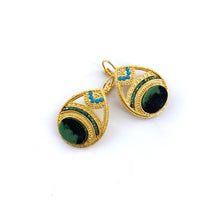 Load image into Gallery viewer, Boucles d'Oreilles MEI PM en Rubis Zoisite