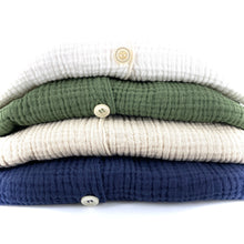 Charger l'image dans la galerie, Chemise Marine en Double Gaze de Coton
