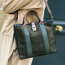 Charger l'image dans la galerie, Sac IUANA en Cuir et Daim Coal