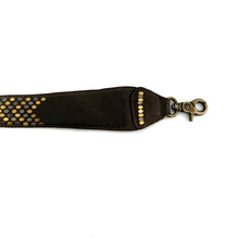 Charger l'image dans la galerie, Petit Sac en Cuir Kaki et Clous Plats Bicolores