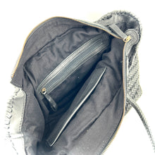 Charger l'image dans la galerie, Élégant Cabas Tressé en Cuir Noir