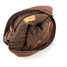 Charger l'image dans la galerie, Sac Bandoulière en Cuir Tressé Camel