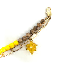 Load image into Gallery viewer, Bracelet ACAPULCO en Jaspe et Plaqué Or