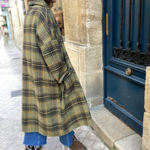 Load image into Gallery viewer, Manteau PAUL à Carreaux Vert
