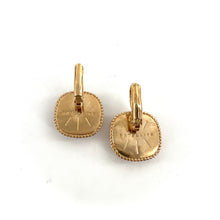 Charger l'image dans la galerie, Dormeuses LOUISE en Pâte de Verre Framboise