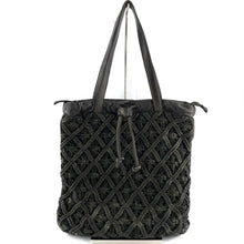 Charger l'image dans la galerie, "Tote Bag" en Cuir Tressé Kaki