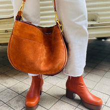 Charger l'image dans la galerie, Sac GABY en Veau Velours Persimon