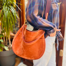 Charger l'image dans la galerie, Sac GABY en Veau Velours Persimon