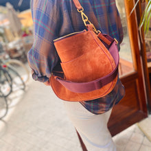 Charger l'image dans la galerie, Sac GABY en Veau Velours Persimon