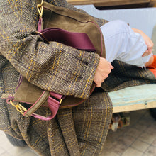 Charger l'image dans la galerie, Sac GABY en Veau Velours Couleur Mousse