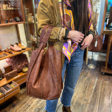 Charger l'image dans la galerie, Sac Cabas en Cuir Camel