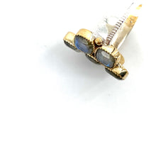 Charger l'image dans la galerie, Bague PAOLA PM en Argent Laiton et Labradorites