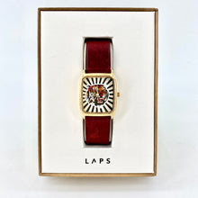 Charger l'image dans la galerie, Montre BENGALLE Noir Bracelet Perlon Orange