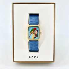 Charger l'image dans la galerie, Montre POP CORN Bracelet Perlon Bleu Cobalt