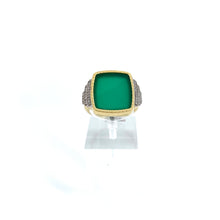 Load image into Gallery viewer, Bague KARA en Onyx Vert