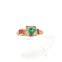 Load image into Gallery viewer, Jonc SOLEIL en Cristal Rose et Turquoise