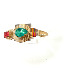 Load image into Gallery viewer, Jonc SOLEIL en Cristal Rose et Turquoise