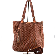 Charger l'image dans la galerie, Sac OUTDOOR en Cuir Perforé Caramel