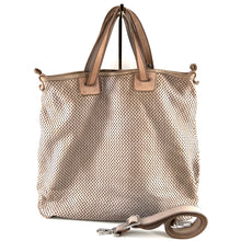 Charger l'image dans la galerie, Sac RE EDITION en Cuir Perforé Latte