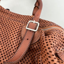 Charger l'image dans la galerie, Sac PLAZA en Cuir Perforé Caramel