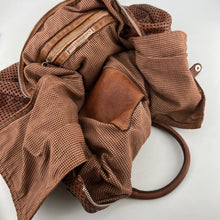Charger l'image dans la galerie, Sac PLAZA en Cuir Perforé Caramel