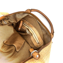 Charger l'image dans la galerie, Sac MICHELLE en Paille Enduite et Cuir Sweet Tea