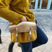 Charger l'image dans la galerie, Mini Mathématiques Toile et Cuir Spring Jaune