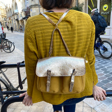 Charger l'image dans la galerie, Mini Mathématiques Toile et Cuir Spring Jaune