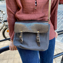 Charger l'image dans la galerie, Mini Mathématiques Toile et Cuir Spring Rose