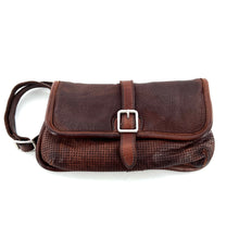 Charger l'image dans la galerie, Sac BY HAND en Cuir et Cuir Perforé Cajou