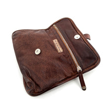 Charger l'image dans la galerie, Sac BY HAND en Cuir et Cuir Perforé Cajou