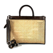 Charger l'image dans la galerie, Sac en Cuir Ébano et Cannage