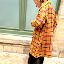 Charger l'image dans la galerie, Manteau TOM à Carreaux Orange et Rose