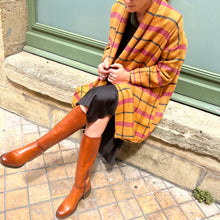 Charger l'image dans la galerie, Manteau TOM à Carreaux Orange et Rose