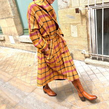 Charger l'image dans la galerie, Manteau PAUL à Carreaux Orange et Rose