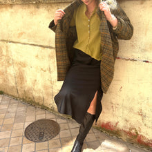 Charger l'image dans la galerie, Manteau TOM à Carreaux Kaki et Orange