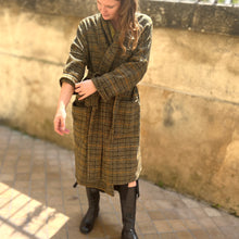 Load image into Gallery viewer, Manteau PAUL à Carreaux Kaki et Orange