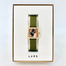 Charger l'image dans la galerie, Montre PRIMA FOULAH Bracelet Perlon Olive