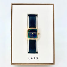 Charger l'image dans la galerie, Montre PRIMA PAON OR Bracelet Cuir Noir