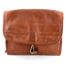 Charger l'image dans la galerie, Trousse / Trousse de Toilette en Cuir Camel