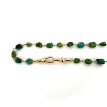 Charger l'image dans la galerie, Collier LENNY en Chrysocolle et Plaqué Or