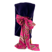 Load image into Gallery viewer, Col en Fausse Fourrure Violet / Fuschia