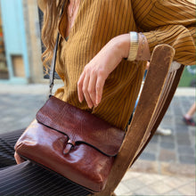 Charger l'image dans la galerie, Sac MERYL en Cuir Cuoio