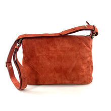 Load image into Gallery viewer, Sac PALOMA en Croûte Velous Brick