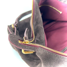 Charger l'image dans la galerie, Maxi Sac GAYA en Croûte Velours Écorce