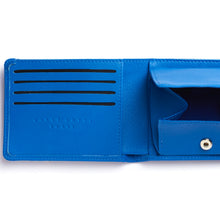 Charger l'image dans la galerie, Portefeuille Porte-Monnaie Bleu Roy Fermeture Élastique